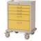 Medical Cart Staal / polymeer Taupe / geel