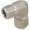 Compression Fitting, Two Ferrule Compression, 1/4 Inch Size, Steel