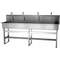 Wash Station 80 Inch Length 20 Inch Width 45 Inch Height