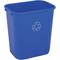 Recyclingcontainer 7 gallon blauw
