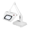 LED Stretchview Magnifier, 2.25X, Desk Base, White, 33 Inch