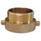 Hydrant Adapter Pin Lug Brass, 1-1/2 Inch Thread, 3/4 Inch Thread