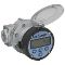 Electronic Flowmeter, Oval Gear, 8 to 130 gpm Flow Range, 2 FNPT