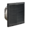 Ventilador con filtro, 230 V, 484 CFM, negro