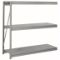 Bulk Storage Rack Add On, Solid Deck, 3 Level, 96 x 24 x 60 Inch, Gray