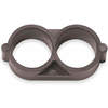 End Closure 1/2 Inch Tubing Brown Plastic - Pack Of 2