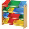 Cubbie Cabinet Bright Colors 34 Inch Width