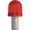 Cône de sécurité LED clignotant en plastique rouge