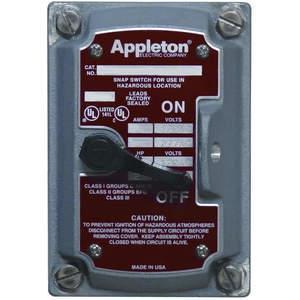 Appleton Electric EDSK-MC3, Motor Switch Device Cover, 3 Poles, 30A AC, 13G826