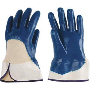 CONDOR 4NMT8 Coated Gloves,L,Blue/White,PR 