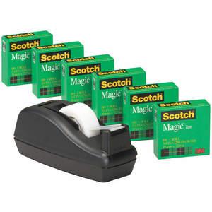 Scotch Magic Tape, 3/4 x 1000 Inches, Boxed, 6 Rolls (810K6)