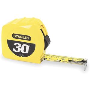 Stanley 16 ft Tape Measure, 3/4 in Blade, Stud Markings, True-Zero Hook,  ABS Plastic Case, Yellow 30-495