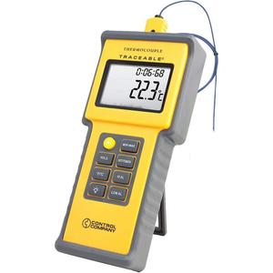 Traceable 4146 Thermocouple Thermometer,1 Input