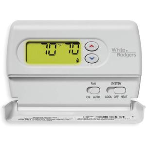 Low Voltage Thermostat, 1 H 1 C, Hardwired/Battery, 24VAC