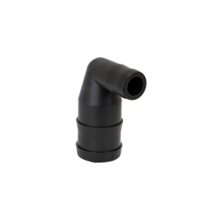 Banjo 1/4" Male Thread X 1/4" 90-Deg Hose Barb Part # HB025-90 