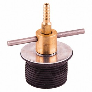 Shaw 52012 Turn-Tite 3-3/4" X 2" Expansion Plug Neoprene Rubber Brass Handle 
