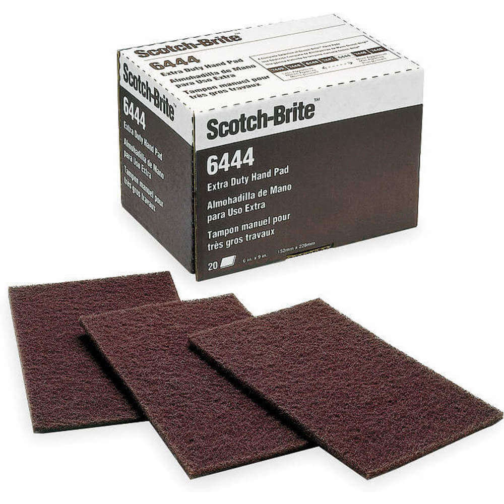 3m 16553 6RW63 Sanding Hand Pad Aluminium O Brown, 60 Pk