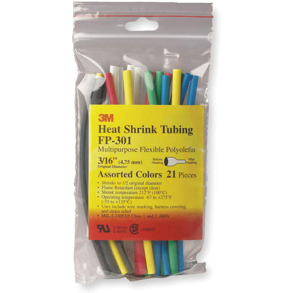 3m Fp 301 1 4 Color Tubing Shrink Pk21 4nu37 Raptor Supplies