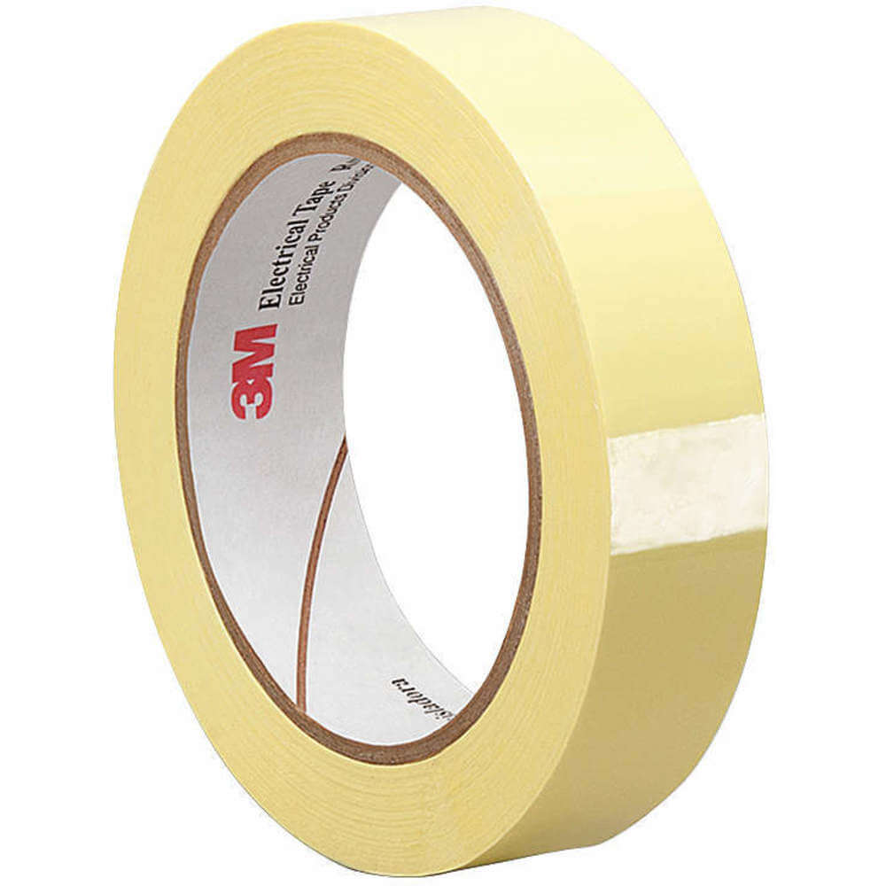 3M 1318 0.75" X 72 Yds Yellow Electrical Tape 1 Mil Polyester 