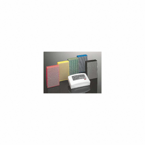 Sanding Hand Pad, 2 1/4 Inch x 3 3/4 in, Diamond, Medium, M125 Grit, Black