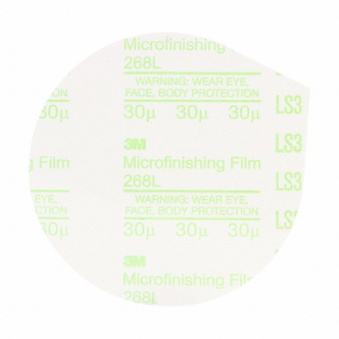 Microfinishing Film Disc, 3 mil, Type D, 5 Inch x NH, Die 500X, 25/Bag, 500 Pcs