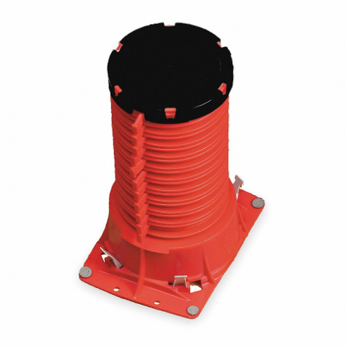 Firestop Pipe Cast-In Device, 2.5 Inch Overall Height, 2 Inch For Pipe Size, 3 hr, Pipe
