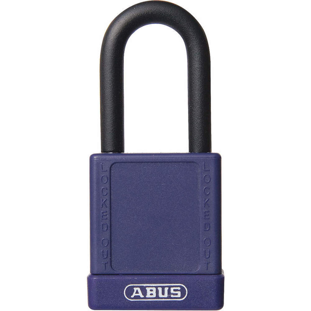 Yellow 74HB/40-75 KD Yellow 3 Shackle ABUS 74HB/40-75 KD Safety Lockout Non-Conductive Keyed Different Padlock with 3-Inch Shackle 