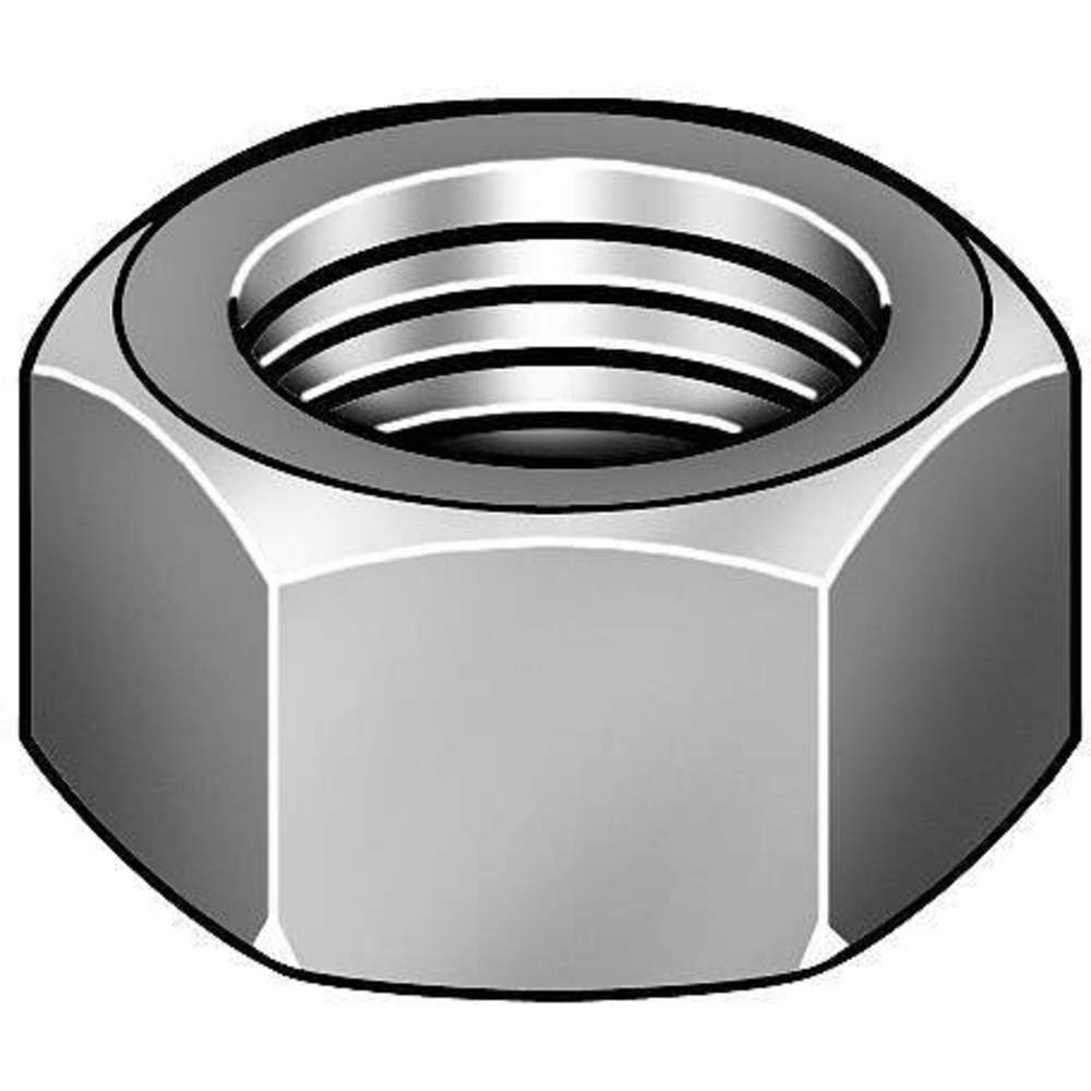 Carbon Steel Hex Nut with 1-3/8-12 Dia./Thread Size; PK5-3HEE6 