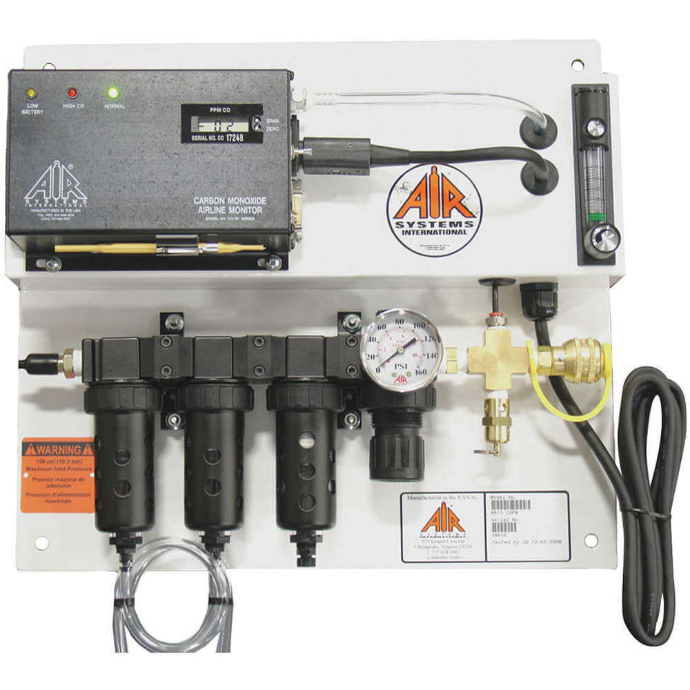 Air Systems International Panel Mounted Grade D Air Filtrations with CO