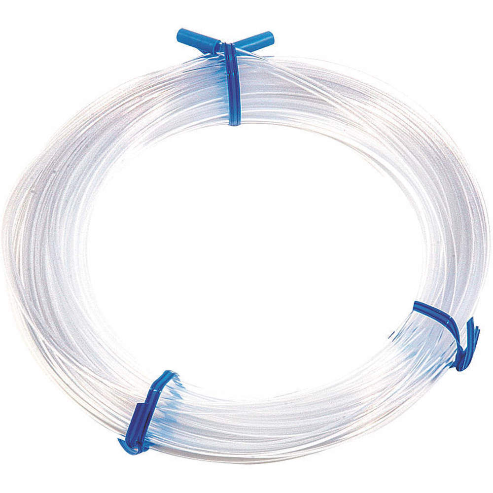 Fluoropolymer Tubing, 3/16 Inch Inner Dia., 1/4 Inch Outer Dia., 250 ft. Length