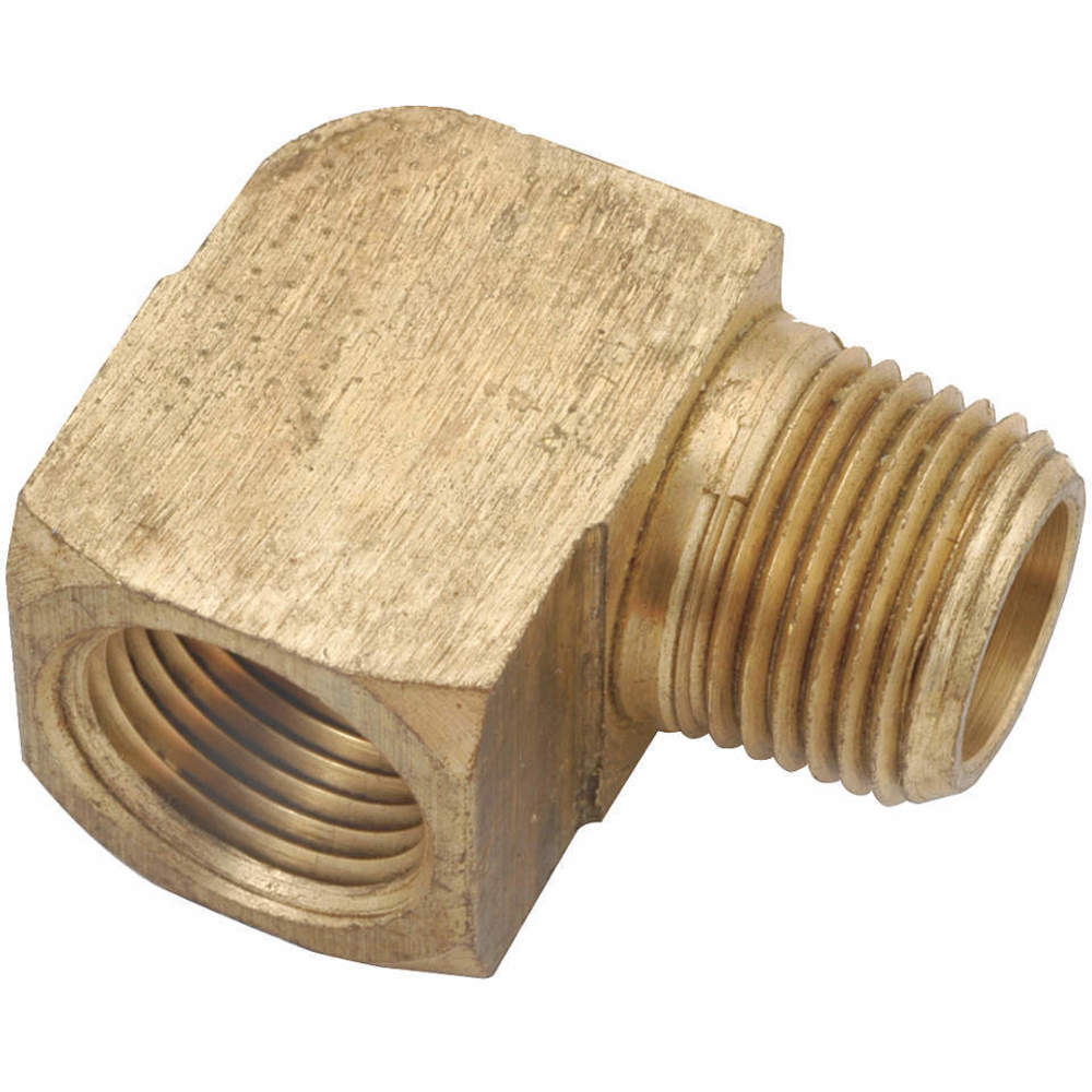 Street Elbow 90 Degree Brass 1/2 In