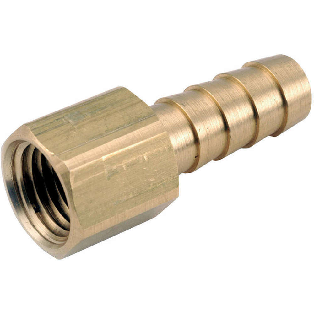 1/2 Barb x 1/4 Male Pipe Anderson Metals Brass Hose Fitting 45 Degree Elbow 