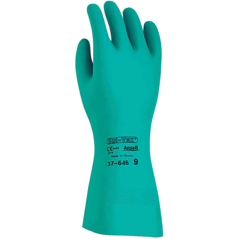 Chemical Resistant Gloves Green Size 10 PR
