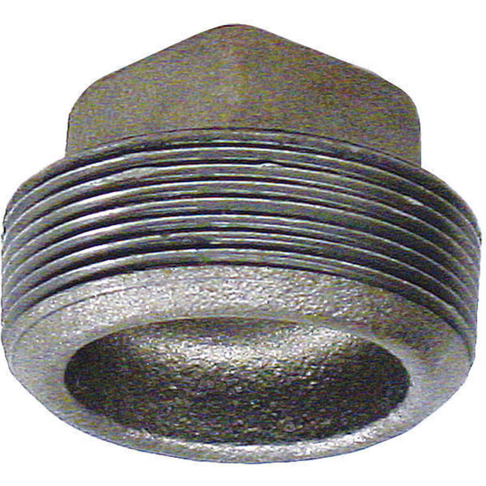 Square Head Plug 3/4 NPT Male Malleable Iron Pipe Fitting Anvil 8700159901 Galvanized Finish 