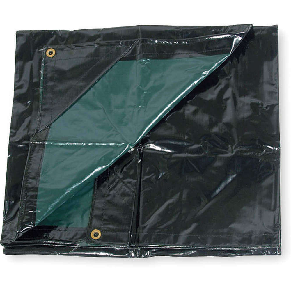 Tarp Nylon Vinyl Laminated Black/green 16x20 Feet