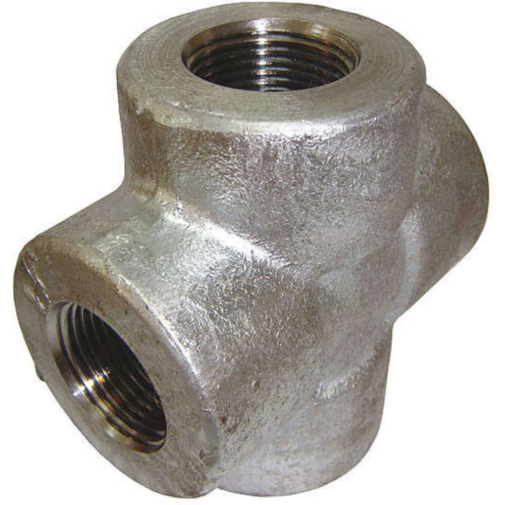 Cross 1 Inch Npt Galvanised Malleable Iron