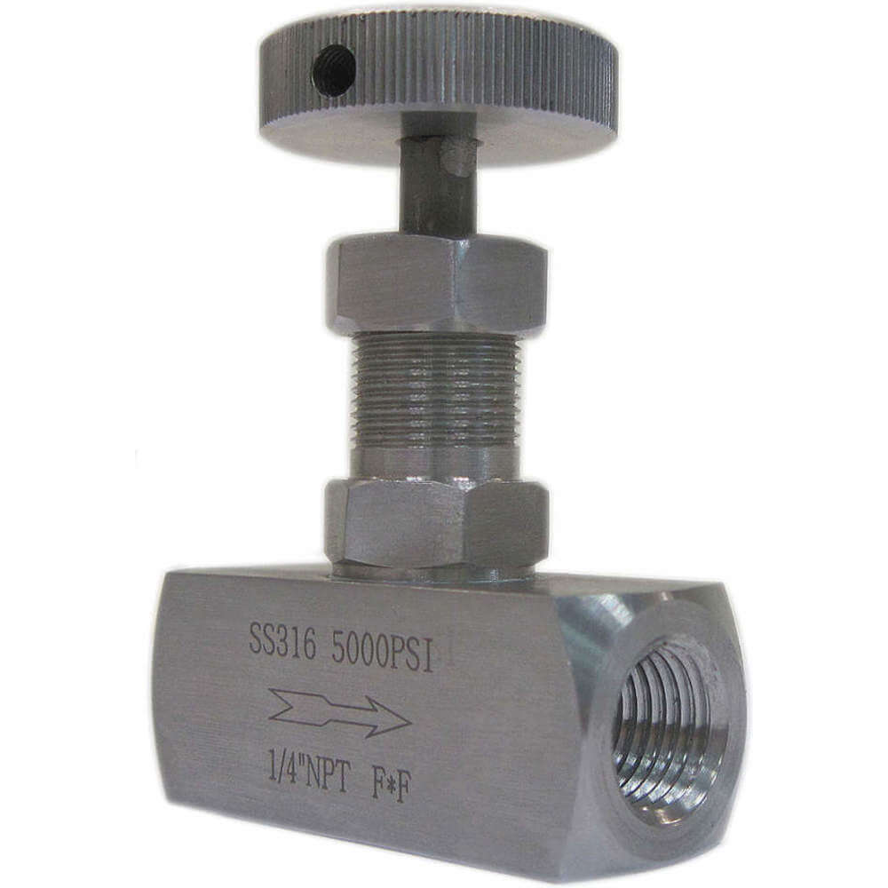 Needle Valve 1/4 Inch Npt 5000 Psi Ss