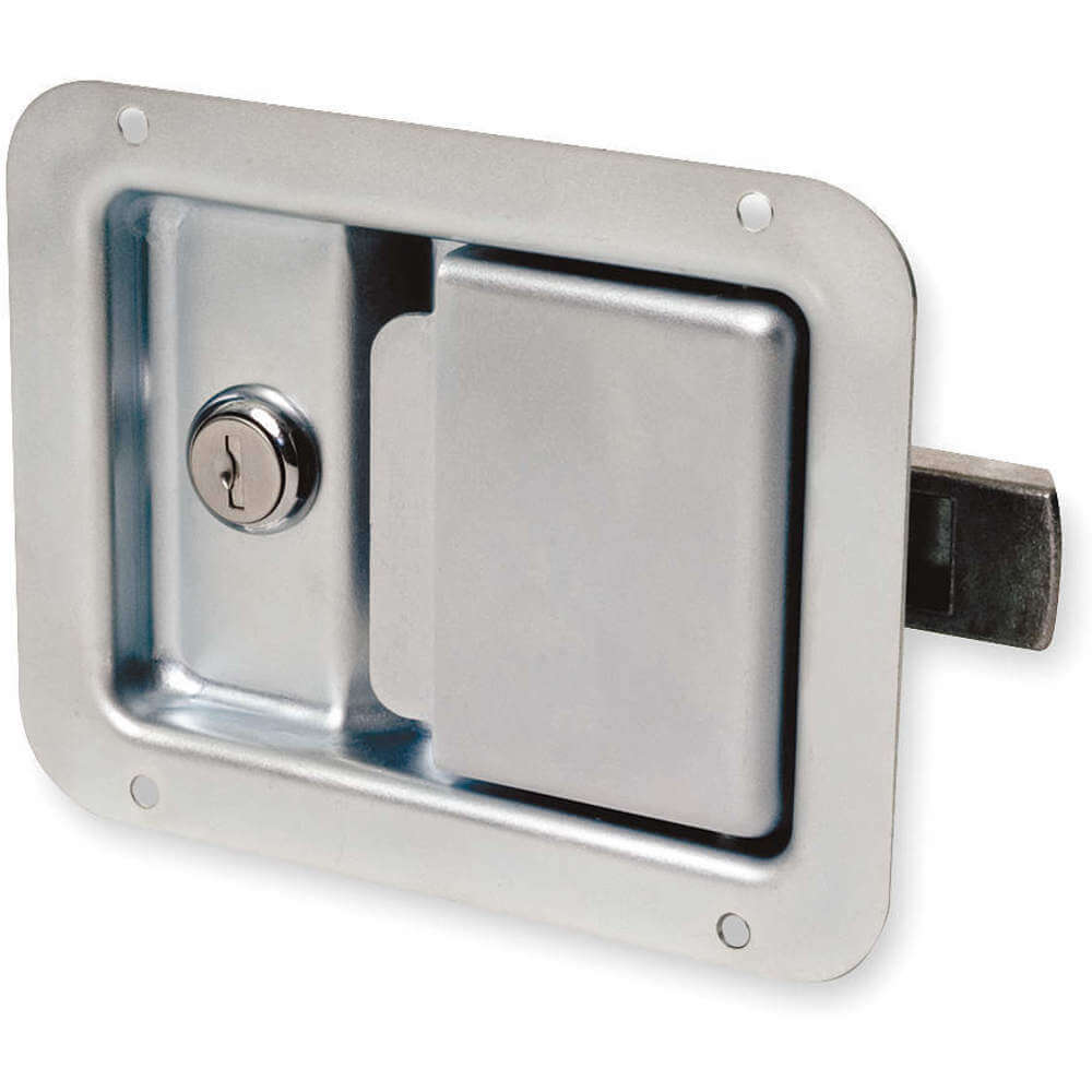Paddle Latch Keyed Zinc Plated