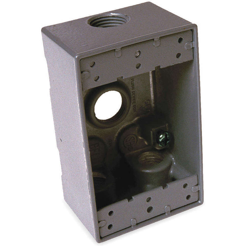 Weatherproof Box 3/4 Inch Hub 4 Inlets