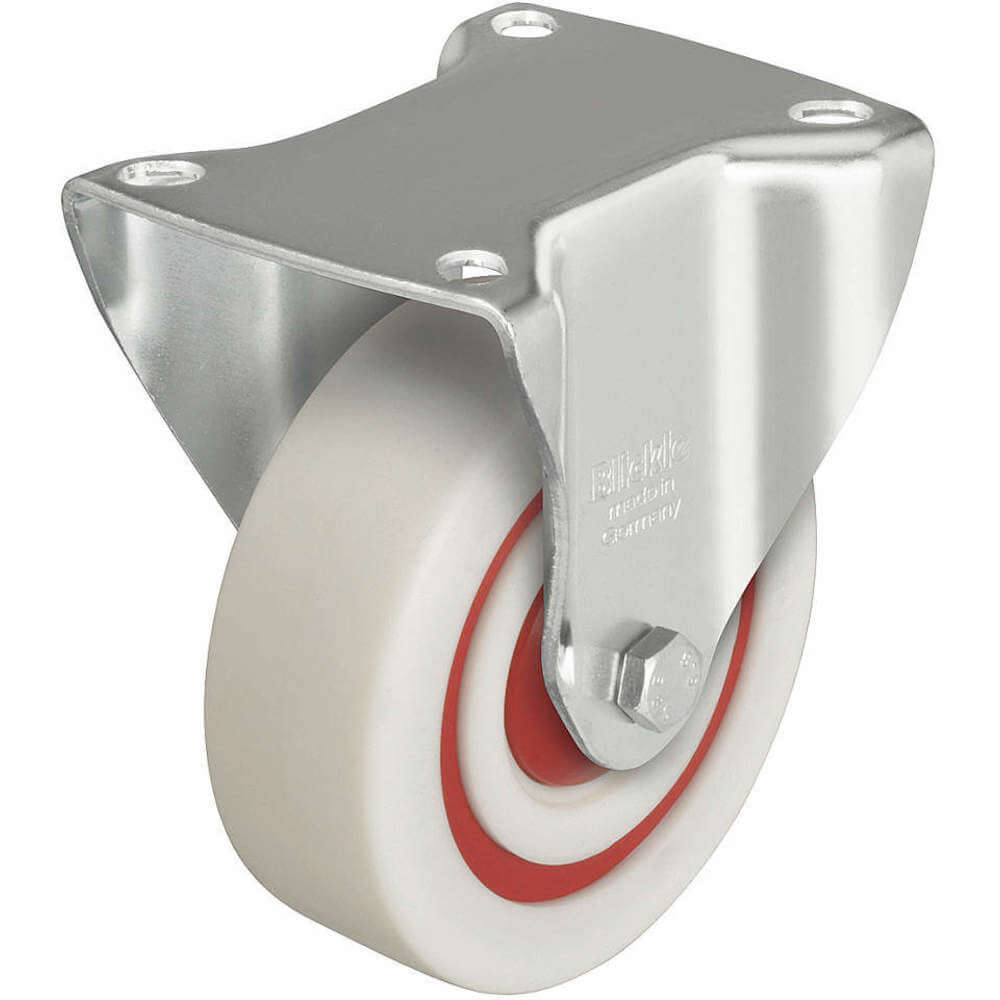 Rigid Plate Caster 330 Lb 4 Inch Diameter