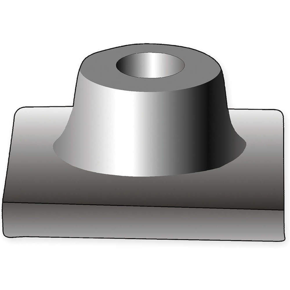 Hammer Steel 1 1/8 Hex Tamper Plate 6 In