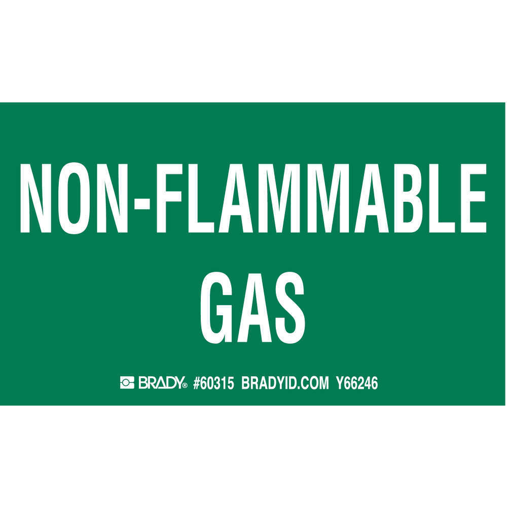 Cylinder Label, Paper, 3 x 5 Inch Nominal Sign Size, Not Retroreflective, 0.004 Inch Thick