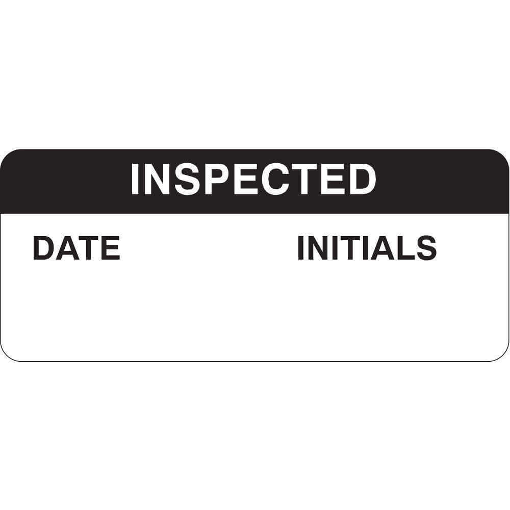 Brady Calibration And Inspection Labels Raptor Supplies Worldwide