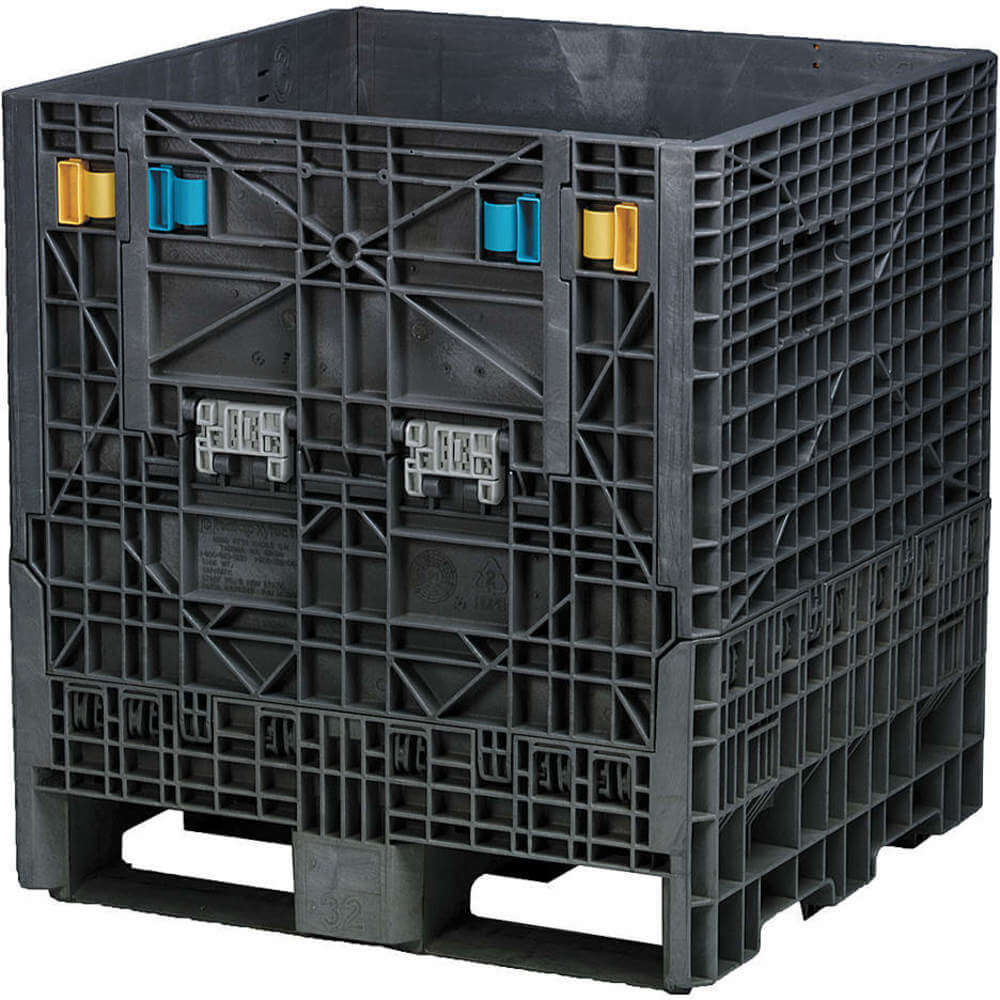 Collapsible Bulk Container 32 x 30 Inch Black