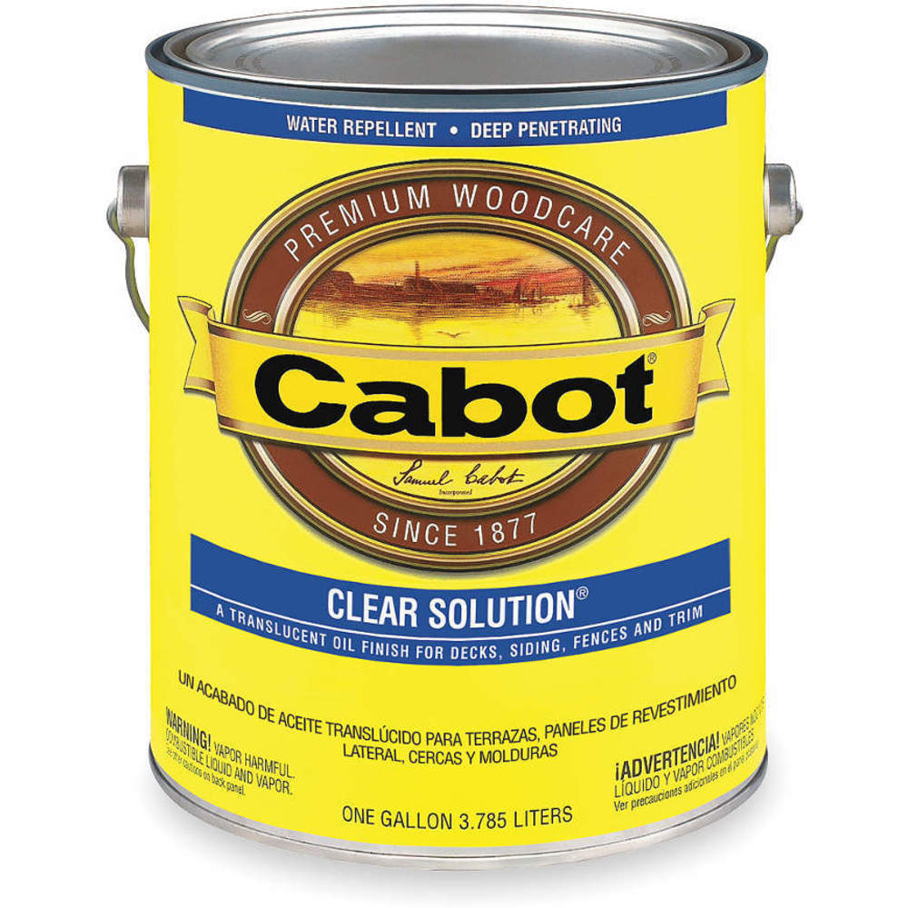 CABOT 140.0017444.007 Stain,Driftwood Gry,SemSolid Flat,1 gal. 