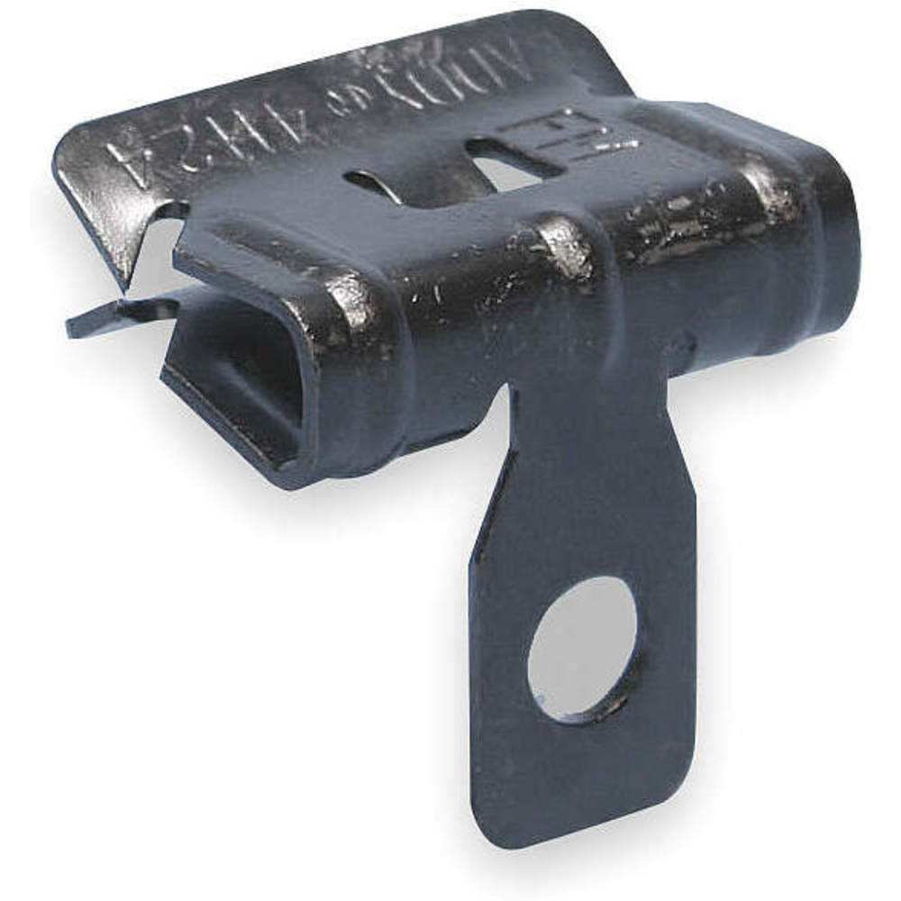 Flange Clip, Steel, Hammer-On, 5/16 to 1/2 Inch Flange Thickness