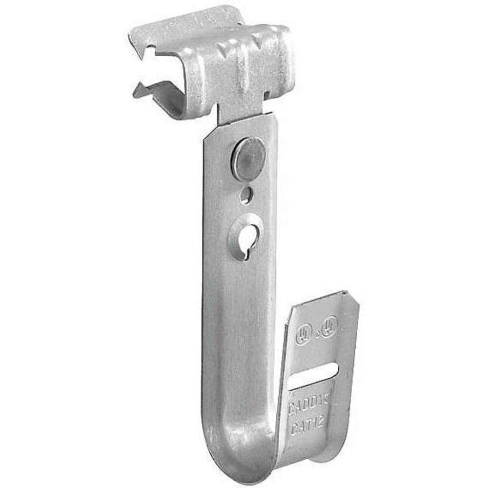 4 Inch J-Hook with Hammer on Beam Clamp Cable Support