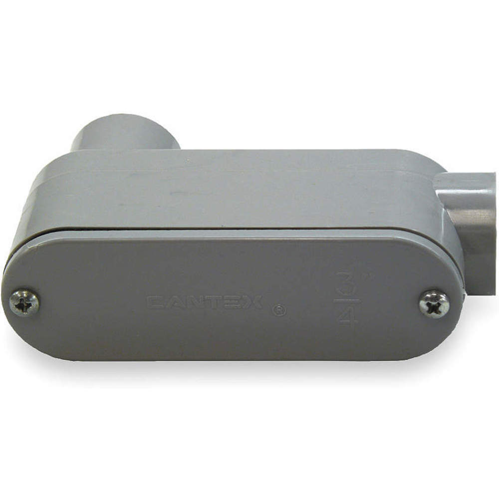 Cantex 5133667 4FYN9 Conduit Body Lb 1 1/2 Inch Hub Pvc