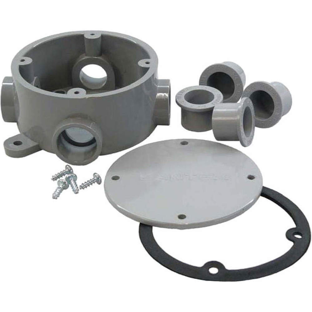 Cantex 5133690 4FYY7 Junction Box Conduit Junction Pvc