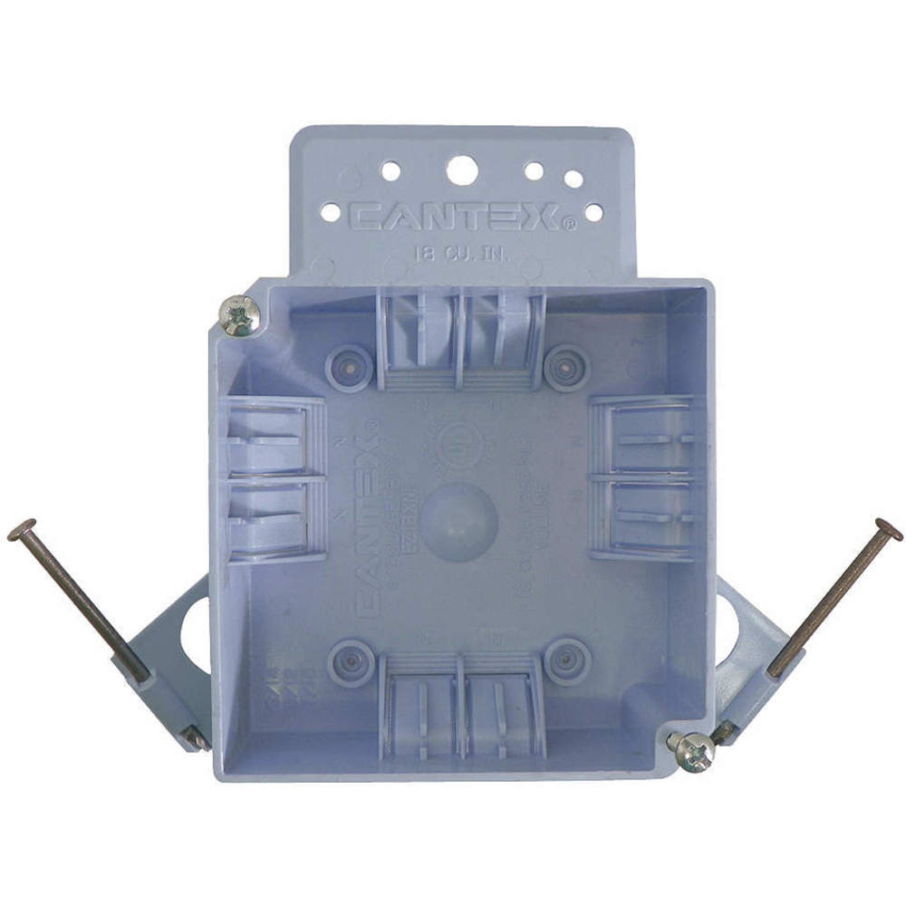 Cantex EZ18XNR | 4FZC1 | Electrical Box 4 Inch Square 18cu Cantex EZ18XNR | 4FZC1 | Electrical Box 4 Inch Square 18cu